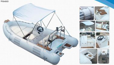 China Lightweight Rib Inflatable Boat , Inflatable Tender Boats With UV Resistant Cushion supplier